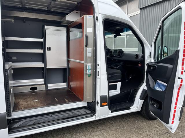 Mercedes-Benz SPRINTER 314 2.2 CDI L2H2 Servicewagen Kastinrichting Airco Cruise controle Trekhaak 2800kg Trekgewicht Omvormer Apple carplay 360*Camera 1e Eigenaar Euro 6 Bpm vrij voor particulier gebruik!!