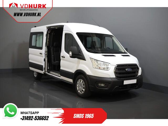Mercedes-Benz SPRINTER (Transit) 2.0 TDCI 130 pk L3H2 DC Dubbel Cabine 7 Pers./ Riem V.V./ Adapt. Cruise/ CarPlay/ PDC/ Navi/ Camera/ Airco/ Trekhaak