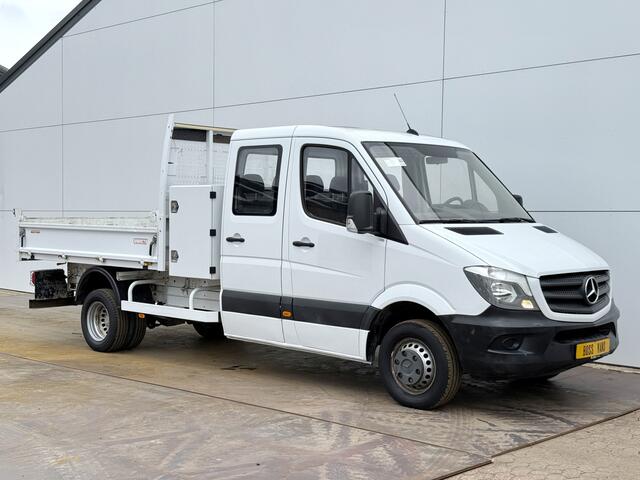 Mercedes-Benz SPRINTER 514 2.2 CDI Kipper Dubbellucht Dubbele Cabine Climate Control Cruise Control Trekhaak 3.5t Tipper Benne DOKA