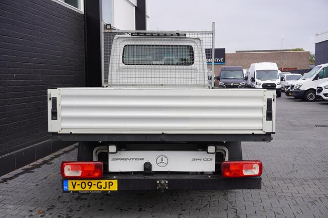 Mercedes-Benz SPRINTER 314 2.2 CDI L3 Dubbele Cabine EURO 6 - Openlaadbak - Airco - Trekhaak - ¤26.900,- Excl.