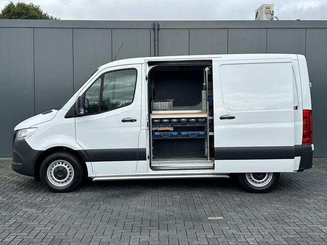 Mercedes-Benz SPRINTER 314 CDI / L1H1 / 1e EIG. / 2x SCHUIFDEUR / INRICHTING + LAADKRAAN / CAMERA / AIRCO / CRUISE / NAVI / APPLE CARPLAY