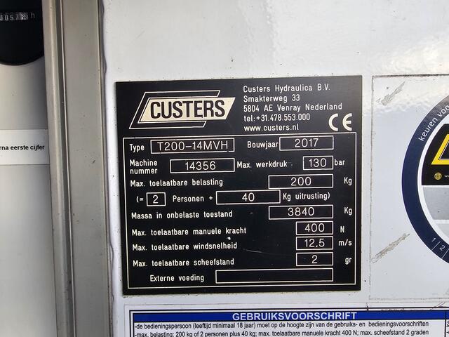 Mercedes-Benz SPRINTER 516 CDI L2 Hoogwerker Custers 14M Handgeschakeld Euro 6