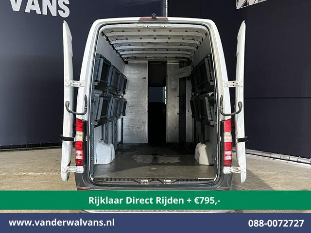 Mercedes-Benz SPRINTER 316NGT Automaat L3H2 *Rijklaar* Post NL inrichting Euro6 Camera | Sidebars 270 graden achterdeuren, Schappen, Doorloopdeur