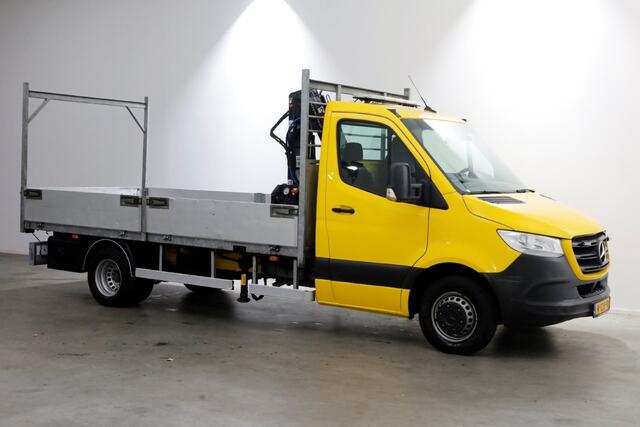 Mercedes-Benz SPRINTER 516 CDI 163pk E6 Open Laadbak+HIAB T-CLX 029 Kraan PTO/Trekhaak 3500kg 01-2019