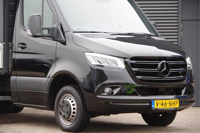 Mercedes-Benz SPRINTER 519 3.0 CDI V6 L3 AUT. OPEN LAADBAK, LED, 3.5T TREKHAAK, STANDKACHEL, CAMERA, MBUX 10'', LEDER STUUR, NAVI, CLIMA