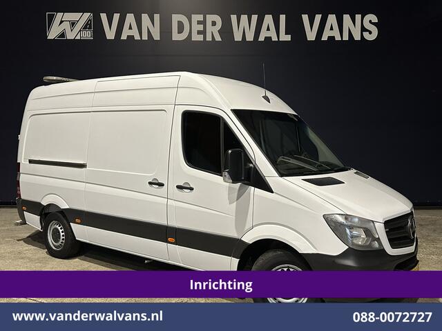 Mercedes-Benz SPRINTER 316 CDI 164pk L2H2 inrichting Euro6 Airco | 2800kg trekhaak | Cruisecontrol Parkeersensoren, Chauffeursstoel