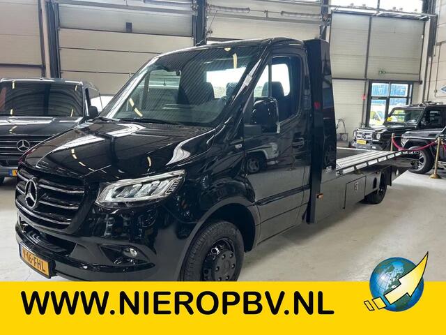 Mercedes-Benz SPRINTER 519CDI Tijhof Oprijwagen Automaat Airco Navi Cruisecontrol Trekhaak 3500kg NIEUW