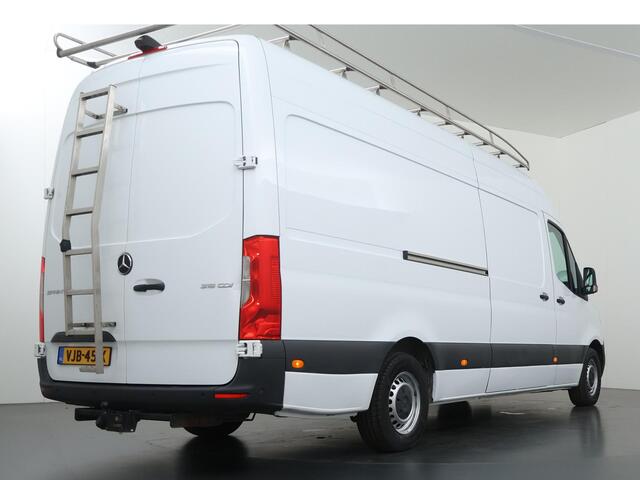 Mercedes-Benz SPRINTER 316 CDI | L3 H2 | DEALER ONDERHOUDEN | AIRCO | CRUISE CONTROL | 3-ZITS | ACHTERUITRIJCAMERA | IMPERIAAL + LADDER | APPLE CARPLAY EN ANDROID AUTO