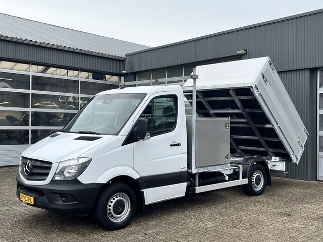 Mercedes-Benz SPRINTER 316 1.8 NGT 366 CNG en Benzine 157pk Automaat Pick-up Open laadbak Kipper Gereedschapskist 3-Persoons Telefoonverbinding