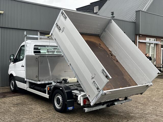 Mercedes-Benz SPRINTER 316 1.8 NGT 366 CNG en Benzine 157pk Automaat Pick-up Open laadbak Kipper Gereedschapskist 3-Persoons Telefoonverbinding