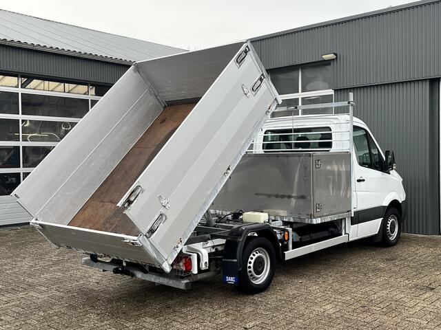 Mercedes-Benz SPRINTER 316 1.8 NGT 366 CNG en Benzine 157pk Automaat Pick-up Open laadbak Kipper Gereedschapskist 3-Persoons Telefoonverbinding