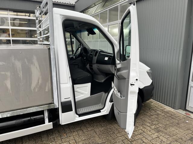 Mercedes-Benz SPRINTER 316 1.8 NGT 366 CNG en Benzine 157pk Automaat Pick-up Open laadbak Kipper Gereedschapskist 3-Persoons Telefoonverbinding