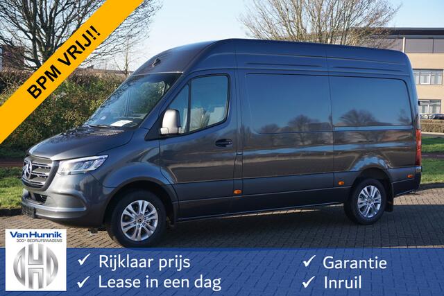 Mercedes-Benz SPRINTER 319CDI Select L2H2 BPM VRIJ 10.25" Mbux, ACC, LED, 17" LM 3.5T Trekhaak!! NR. 848