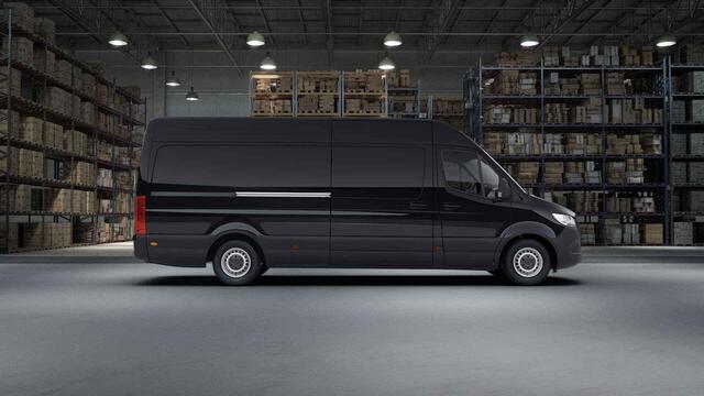 Mercedes-Benz SPRINTER 317 CDI L3 H2 | PRO | AUTOMAAT | NAVIGATIE | CRUISE CONTROL | CAMERA | AIRCO | METALLIC ZWART | CHAUFFEURSSTOEL GEVEERD | DODEHOEKDETECTIE