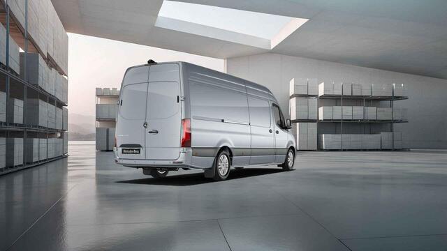 Mercedes-Benz SPRINTER 317 CDI L3 H2 Select| Dubbele Schuifdeur | NAvigatie | 2x Schuifdeur | Distronic Plus | Klasse 3 Alarm | Bijverwarming | Airco | Dodehoekassistent | Geveerde Comforstoel Bestuurder en Bijrijdersbank | Certified |