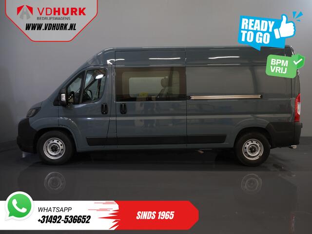 Mercedes-Benz SPRINTER (Fiat Ducato) 2.2 MJ 180 pk Aut. L3H2 DC Dubbel Cabine BPM VRIJ! 6 Pers./ 2x Schuifdeur/ Climate/ 2.5t Trekverm./ Cruise/ Camera/ Trekhaak