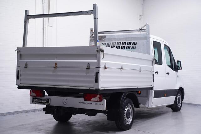 Mercedes-Benz SPRINTER 211 CDI Dubbel Cabine 6-Zits Pickup Open Laadbak Airco, Trekhaak, LxBxH 270x203x80 cm, 6-Zits
