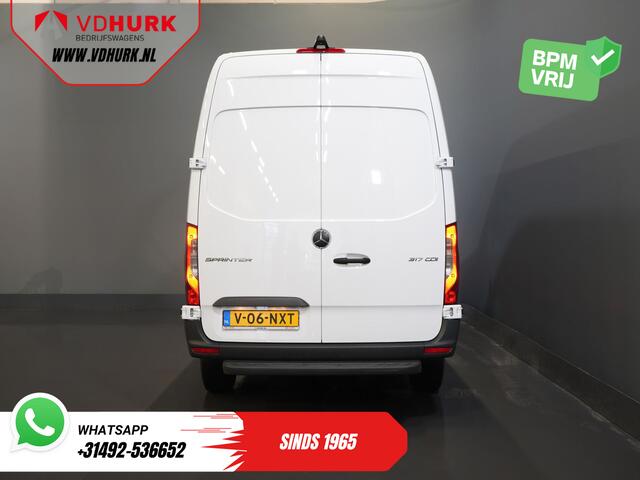 Mercedes-Benz SPRINTER 317 CDI Aut. L2H2 BPM VRIJ! 3.5t Trekverm./ Gev.Stoel/ 270 Gr.Deuren/ Stoelverw./ Navi/ Camera/ Cruise/ Airco/ DAB