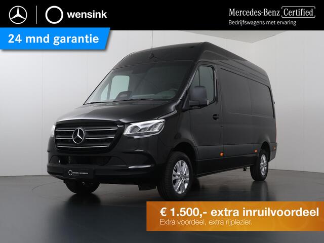 Mercedes-Benz SPRINTER 317 CDI | Aut. | L2 H2 | Pro | 3500 KG. Trekhaak | | 3 zits | Stoelverwarming | Achteruitrijcamera | Vloer en Wand betimmering | LM Velgen | Trekhaak | Climate Control | LED Koplampen | Certified