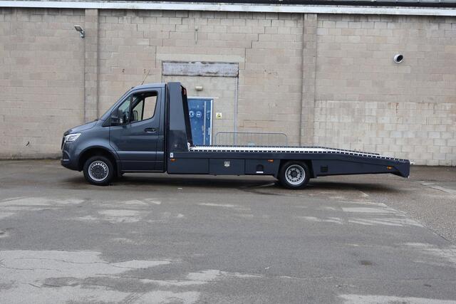 Mercedes-Benz SPRINTER 519 CDI L3 Select Tijhof Oprijwagen + Trailer Tijhof TA 35 ANN | Stoelverwarming | 3 zits | Dodehoekassistent | Climate Control | Complete Set Auto Transport |