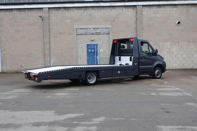 Mercedes-Benz SPRINTER 519 CDI L3 Select Tijhof Oprijwagen + Trailer Tijhof TA 35 ANN | Stoelverwarming | 3 zits | Dodehoekassistent | Climate Control | Complete Set Auto Transport |