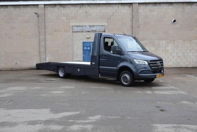 Mercedes-Benz SPRINTER 519 CDI L3 Select Tijhof Oprijwagen + Trailer Tijhof TA 35 ANN | Stoelverwarming | 3 zits | Dodehoekassistent | Climate Control | Complete Set Auto Transport |