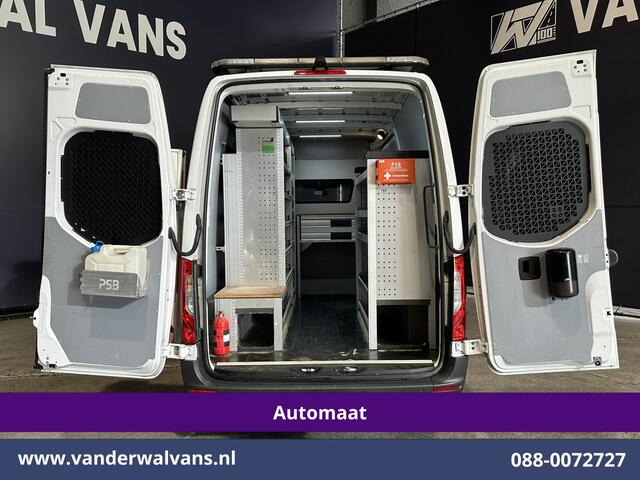 Mercedes-Benz SPRINTER 317 CDI 170pk 9G-Tronic Automaat 3500kg Trekhaak L2H2 Inrichting Euro6 Airco | Laadklep | Camera | Apple Carplay Android Auto, Cruisecontrol, Parkeerensoren