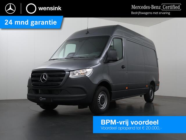 Mercedes-Benz SPRINTER 315 CDI | L2 H2 | RWD | Aut. | PRO | BPM VRIJ! | ACHTERUITRIJCAMERA | 3500 KG AHW | DODEHOEKASSISTENT | AIRCO | CRUISE | CARPLAY | ANDROID AUTO | METALLIC | 3-ZITS | MBUX SYSTEEM GROOT