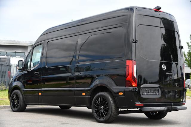 Mercedes-Benz SPRINTER 314 2.2 CDI L2H2 Black Edition Full Options! Adaptieve Cruise, Camera, LED, Memory, Standkachel, Stoelverwarming, Trekhaak, Voorruit verwarming, Carplay, 10,5'' Mbux, Uniek!
