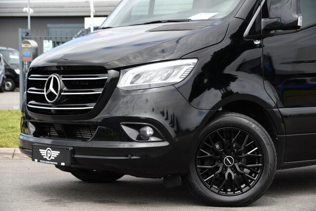 Mercedes-Benz SPRINTER 314 2.2 CDI L2H2 Black Edition Full Options! Adaptieve Cruise, Camera, LED, Memory, Standkachel, Stoelverwarming, Trekhaak, Voorruit verwarming, Carplay, 10,5'' Mbux, Uniek!