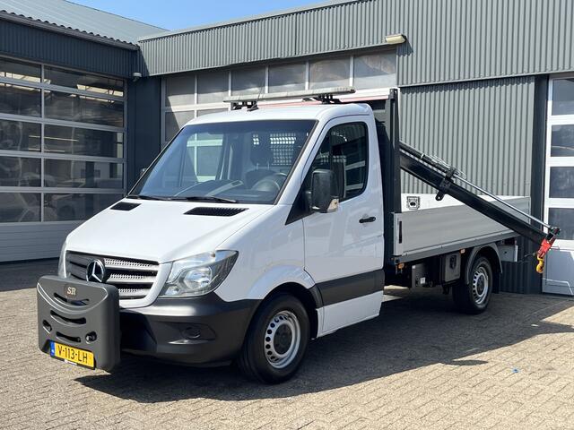 Mercedes-Benz SPRINTER 314 2.2 CDI 366 3500kg Trekgewicht Pick up Openlaadbak HIAB laadkraan T-CLX 013 Airco Euro 6 Airco 3-Persoons Dealer onderhouden