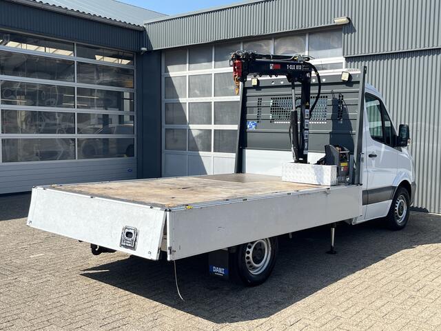 Mercedes-Benz SPRINTER 314 2.2 CDI 366 3500kg Trekgewicht Pick up Openlaadbak HIAB laadkraan T-CLX 013 Airco Euro 6 Airco 3-Persoons Dealer onderhouden