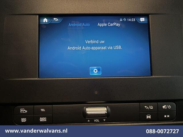 Mercedes-Benz SPRINTER 317 CDI 170pk L3H2 Euro6 Airco | 360 Graden Camera | Navigatie | Apple Carplay | Chauffeursstoel Cruisecontrol, Android Auto, Stoelverwarming, 270 Graden Achterdeuren, Parkeersensoren, Bijrijdersbank