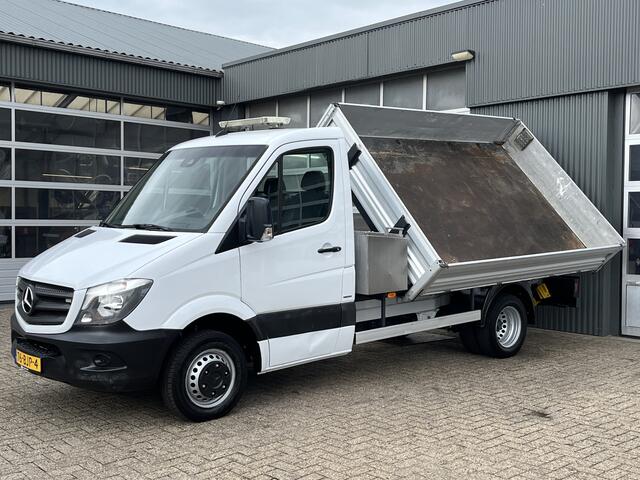Mercedes-Benz SPRINTER 514 CDI 2.2 366 3 zijden Kipper Airco Trekhaak 3500 kg Navigatiesysteem 1e eigenaar ex Overheid 3-Persoons Kipper Kieper Openlaadbak Pick-up P-up Gereedschapskist Euro 6