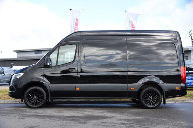 Mercedes-Benz SPRINTER 319 1.9 CDI L2H2 Pro Black Edition FACELIFT! Adaptieve Cruise, luchtvering, Camera, LED, 10,5'' Mbux, Standkachel, Stoelverwarming, Sensoren, Uniek!