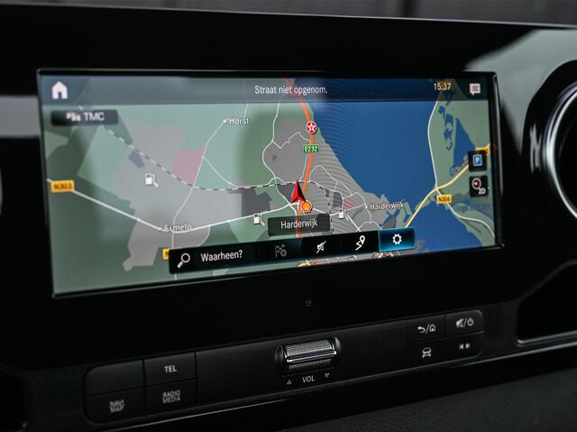Mercedes-Benz SPRINTER 519 3.0 CDI L3 EURO VI-D NL Auto · Tijhof opbouw · Luchtvering · Trekhaak · Opbergvakken L+R · Distronic · Led · 6 Cillinder · Climate · Lier elektrisch · Geveerde bestuurderstoel | oprijwagen