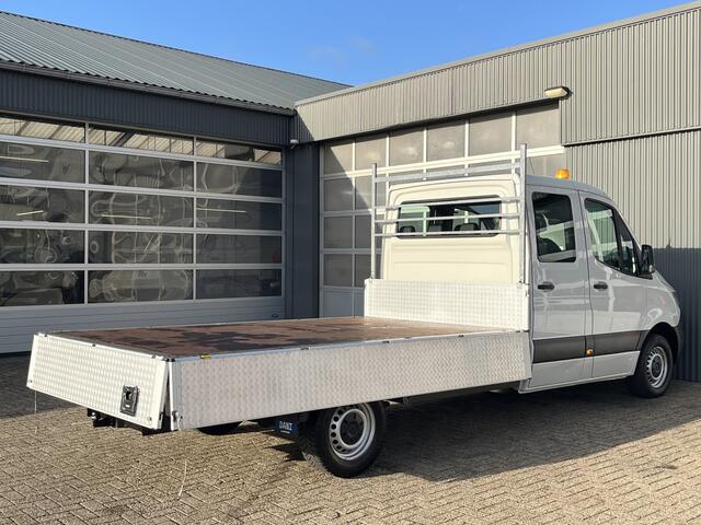Mercedes-Benz SPRINTER 314 CDI Maxi 143 pk 6 persoons Bpm vrij 3.5 ton trekhaak Airco Cruise controle Navigatie Open laadbak Pick-up p-up bakwagen Dealer onderhouden 1e Eigenaar Euro 6