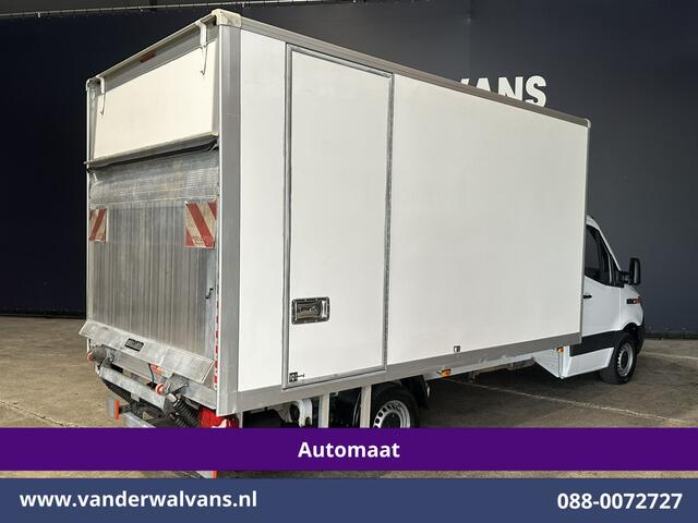 Mercedes-Benz SPRINTER 314 CDI 143pk 9G-Tronic Automaat Bakwagen 22m3 KUUB Laadklep Zijdeur Euro6 Airco | LAT om LAT | Leder Bijrijdersbank
