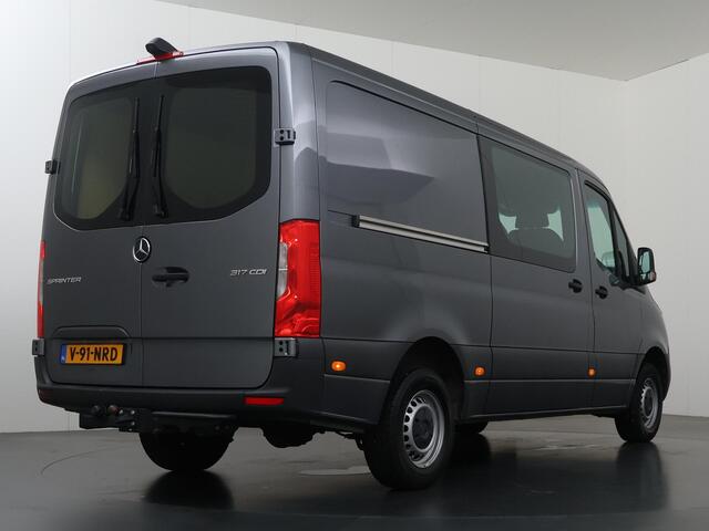 Mercedes-Benz SPRINTER 317 CDI | Aut. | L2 H1 | Dubbele Cabine | Trekhaak | Parkeercamera | Cruise Control | 5-Zits | Certified