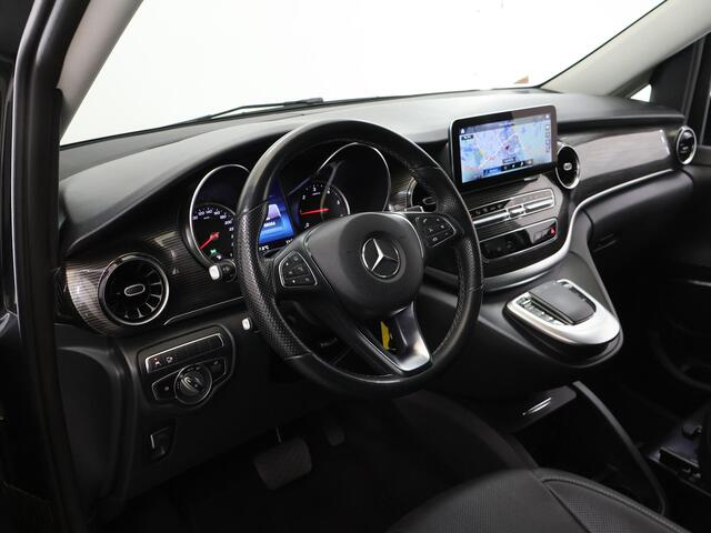 Mercedes-Benz V-KLASSE 300d | L2 Lang | Dubbele Cabine | Widescreen Navigatie | Schuifdeur L+R Elektrisch | Lederen bekleding | Stoelverwarming/koeling | Trekhaak | 360° Camera | Burmester | Standkachel | Certified