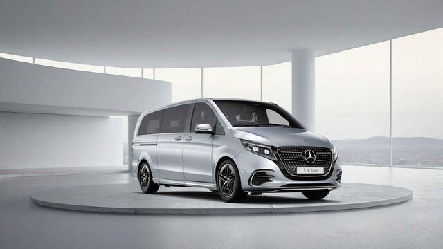 Mercedes-Benz V-KLASSE 300d XL L3 AMG 4MATIC Dubbele Cabine | DISTRONIC Plus | Dodehoekassistent | 2x Schuifdeur Elektrisch | Adaptieve Cruise |