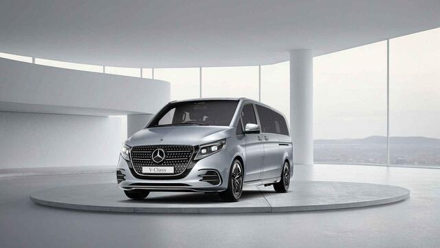Mercedes-Benz V-KLASSE 300d XL L3 AMG 4MATIC Dubbele Cabine | DISTRONIC Plus | Dodehoekassistent | 2x Schuifdeur Elektrisch | Adaptieve Cruise |