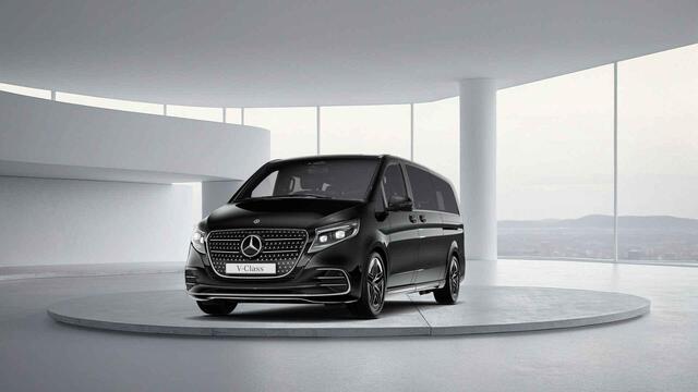 Mercedes-Benz V-KLASSE 300d XL L3 AMG 4MATIC Dubbele Cabine | DISTRONIC Plus | Dodehoekassistent | 2x Schuifdeur Elektrisch | Adaptieve Cruise |