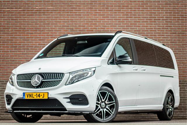 Mercedes-Benz V-KLASSE 300d 4-MATIC XXL AMG Night, Luchtvering, Adaptive Cruise, Trekhaak, 360 Camera, Leder.