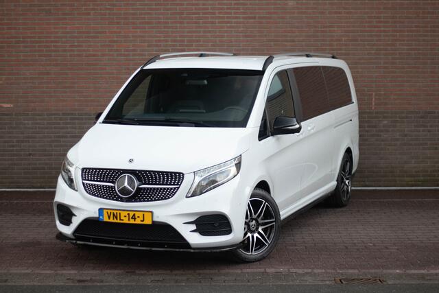 Mercedes-Benz V-KLASSE 300d 4-MATIC XXL AMG Night, Luchtvering, Adaptive Cruise, Trekhaak, 360 Camera, Leder.