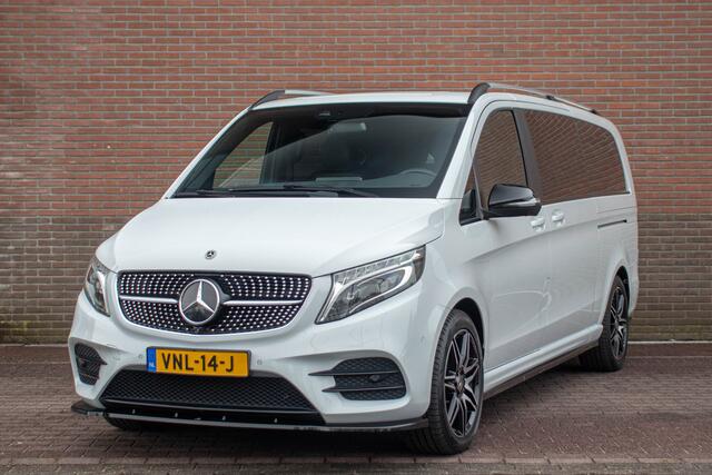 Mercedes-Benz V-KLASSE 300d 4-MATIC XXL AMG Night, Luchtvering, Adaptive Cruise, Trekhaak, 360 Camera, Leder.