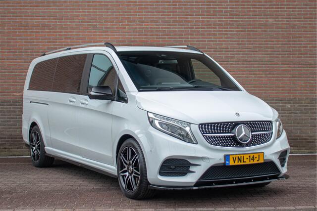 Mercedes-Benz V-KLASSE 300d 4-MATIC XXL AMG Night, Luchtvering, Adaptive Cruise, Trekhaak, 360 Camera, Leder.
