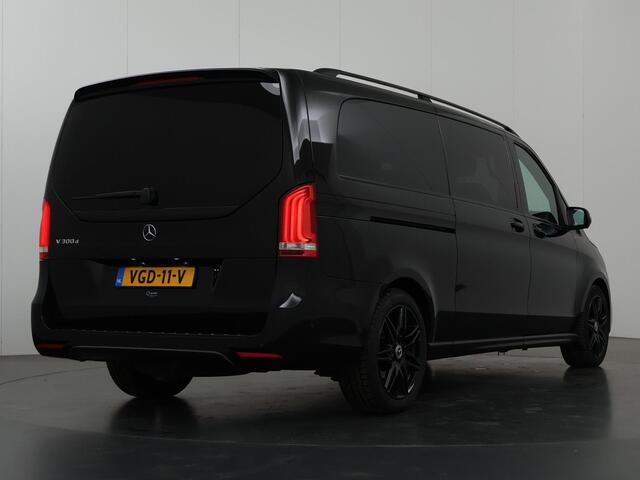 Mercedes-Benz V-KLASSE 300d XL L3 | Black AMG | Dubbele Cabine | Avantgarde Edition | 360° Camera | Spraakassistent | Climate Control | Navigatie | Certified