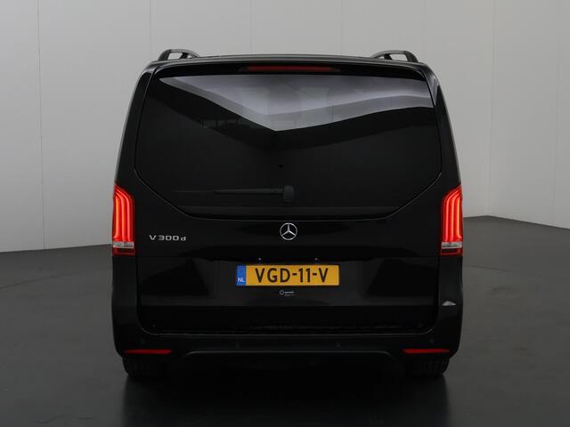 Mercedes-Benz V-KLASSE 300d XL L3 | Black AMG | Dubbele Cabine | Avantgarde Edition | 360° Camera | Spraakassistent | Climate Control | Navigatie | Certified