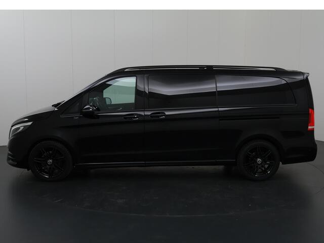 Mercedes-Benz V-KLASSE 300d XL L3 | Black AMG | Dubbele Cabine | Avantgarde Edition | 360° Camera | Spraakassistent | Climate Control | Navigatie | Certified